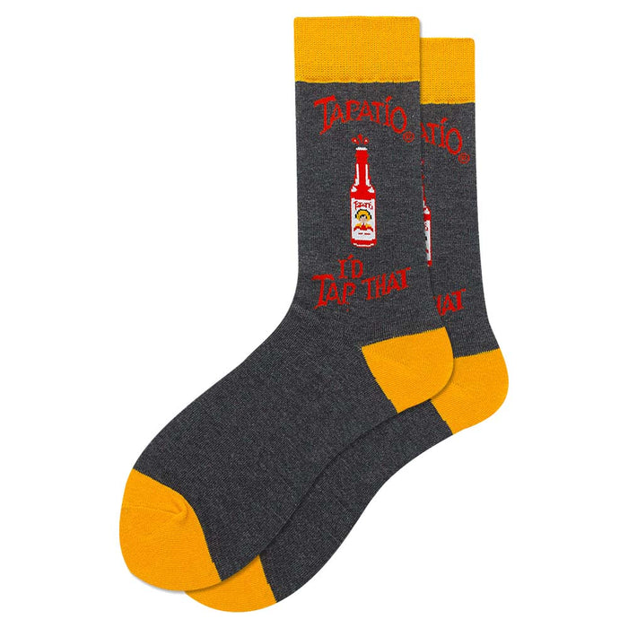 'Hot Sauce | I'd Tap That' Crew Socks