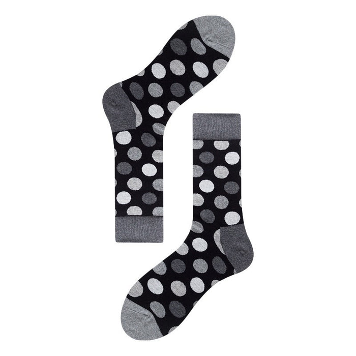 'Dull Polka Dots' Crew Socks