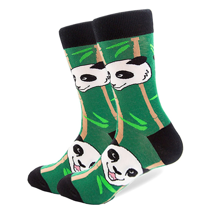 "Panda Head" Crew Socks