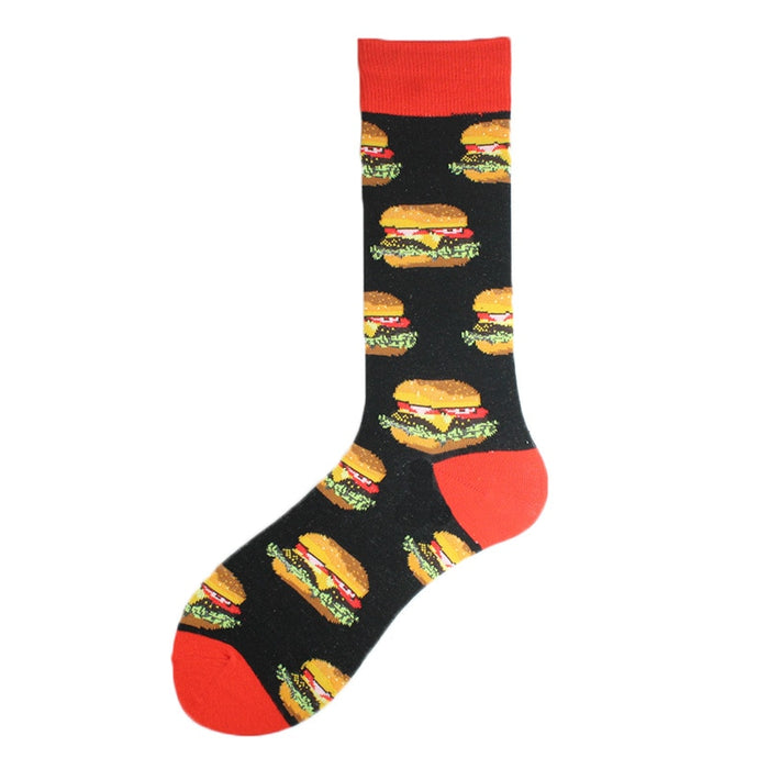 'Big Burgers' Crew Socks