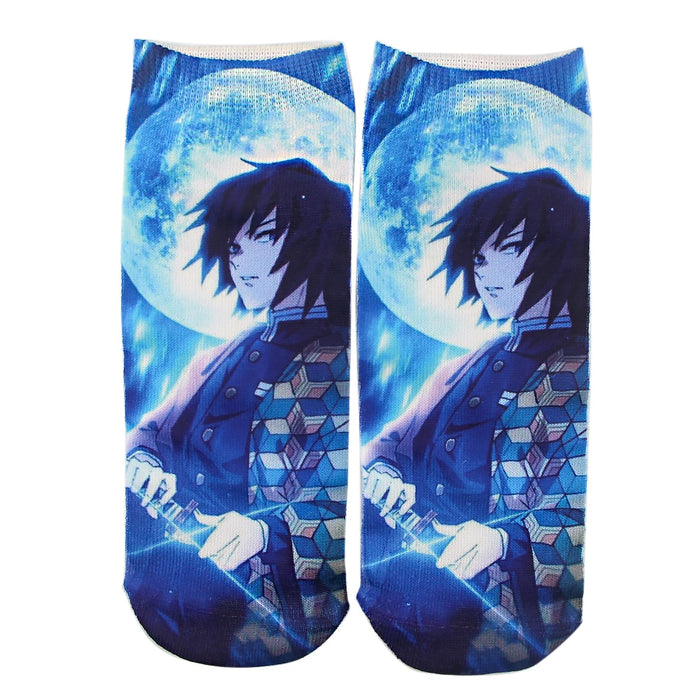 Demon Slayer "Hashira Giyu Tomioka" Ankle Socks