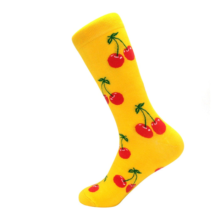 'Red Cherries' Crew Socks