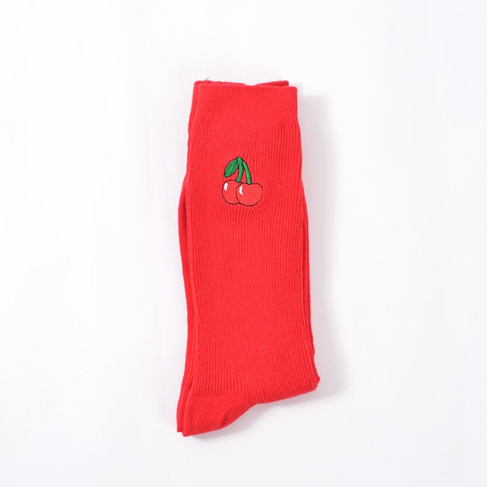 Fruit 'Sweet Cherry' Crew Socks