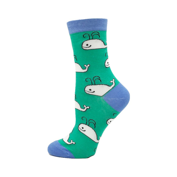 'Smiling Whale' Crew Socks