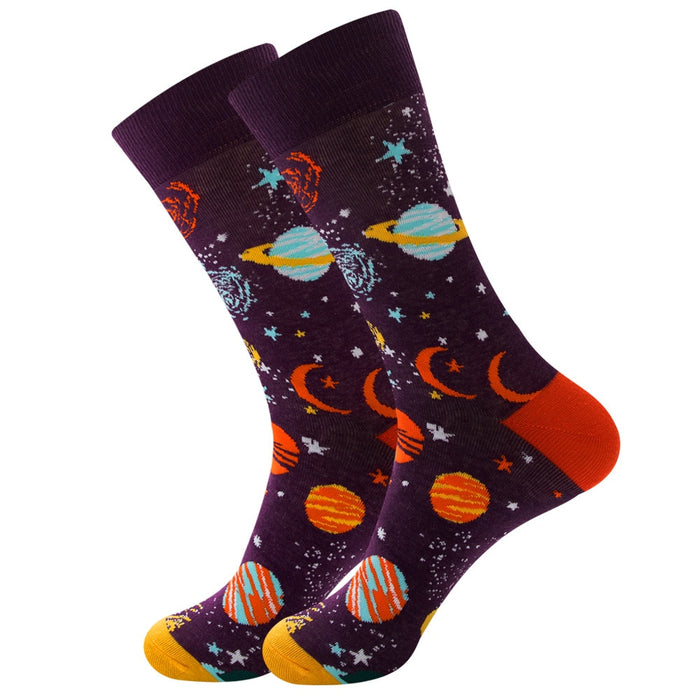 'Majestic Planets' Crew Socks