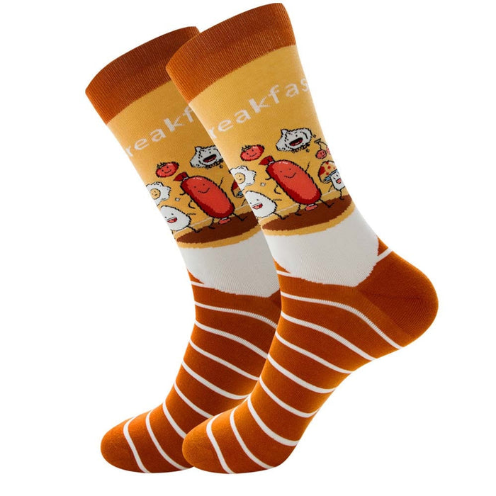 'Delightful Breakfast' Crew Socks