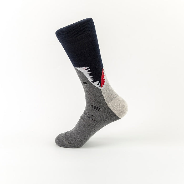 'Shark Bite' Crew Socks