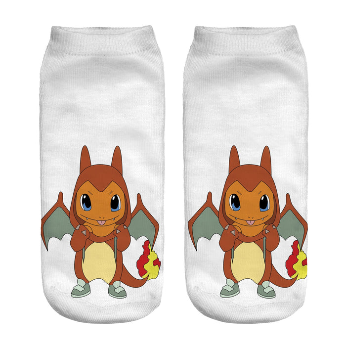 Pokemon 'Charizard Dressed Charmander' Ankle Socks