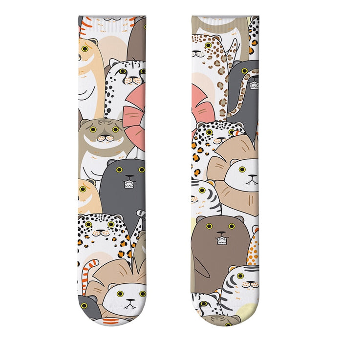 'Little Zoo Animals' Crew Socks