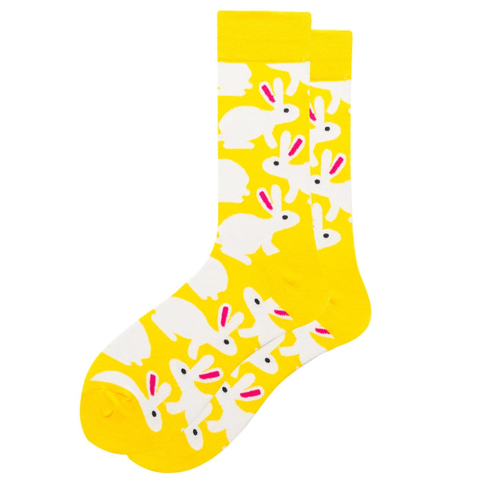 'White Bunnies' Crew Socks