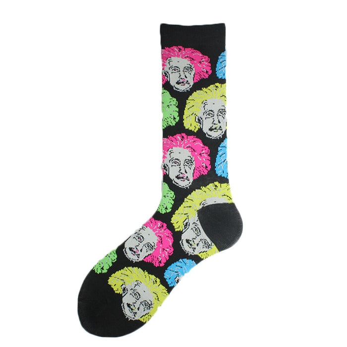 'Funky Einstein' Crew Socks