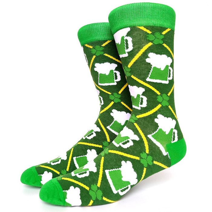 'Clover And Beer' Crew Socks