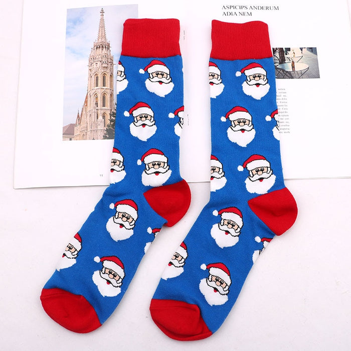 "Cute Santa Claus Version 1" Crew Socks