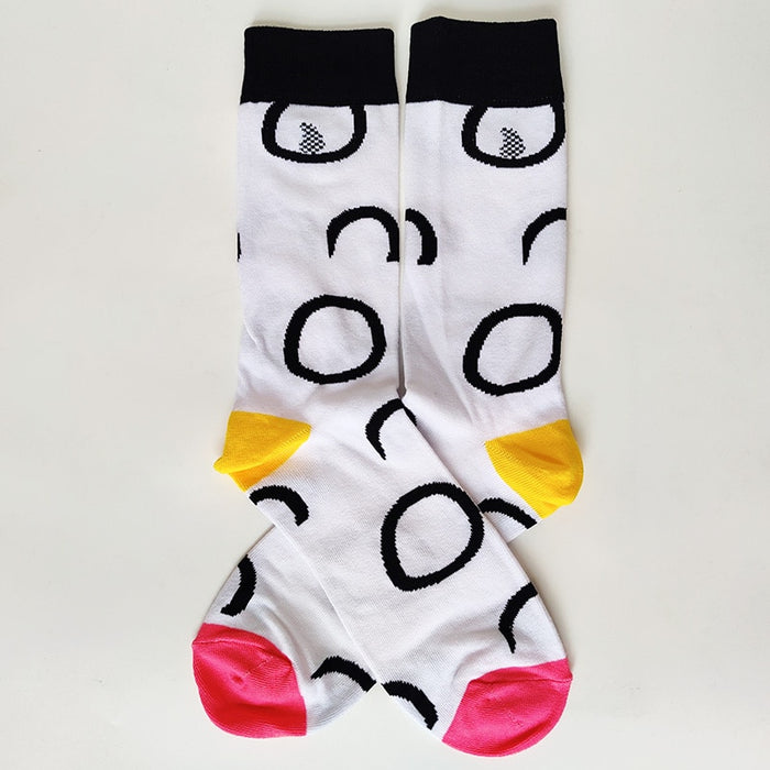 'Weird Circles' Crew Socks