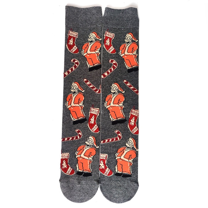 The Simpsons 'Homer | Santa Suit' Crew Socks