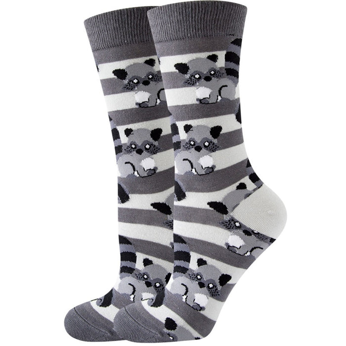 'Baby Racoon' Crew Socks