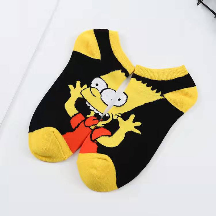 The Simpsons 'Ble Bart Simpson' Ankle Socks