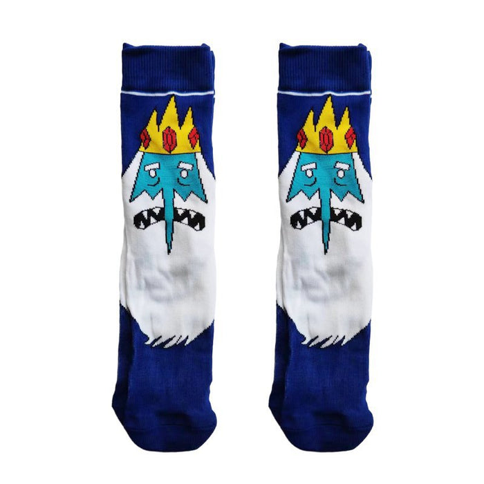 Adventure Time 'Crazy Ice King' Crew Socks