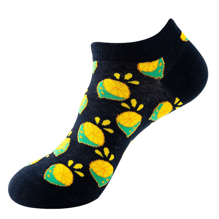 'Sour Lemons' Ankle Socks