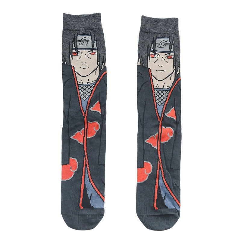 Naruto 'Itachi Sharingan Mode' Crew Socks — Little Sock Store