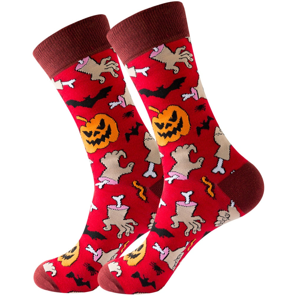 All Over 'Scary Halloween' Crew Socks — Little Sock Store