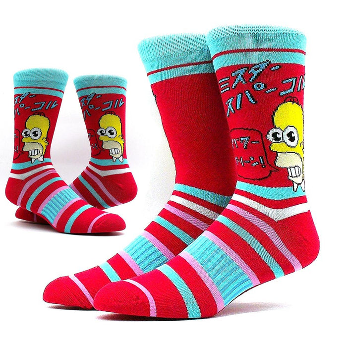 The Simpsons 'The Perfect Fit' Crew Socks