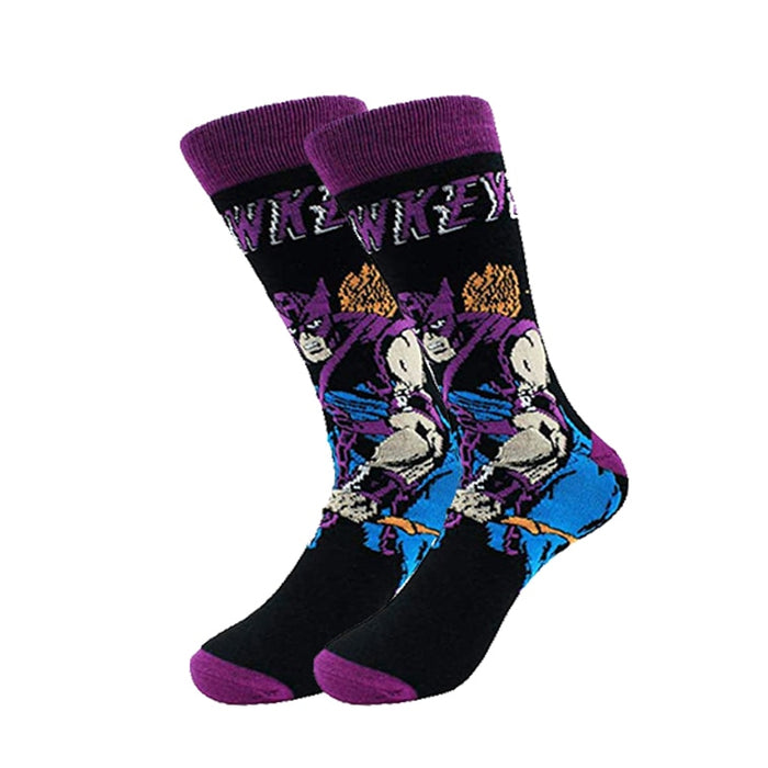 Avenger's 'Comic Hawkeye' Crew Socks