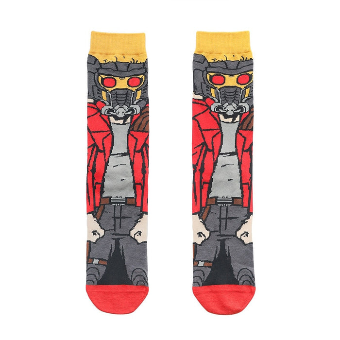 Guardians Of The Galaxy 'Starlord' Crew Socks