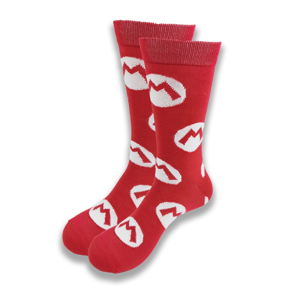 Super Mario Mario Crew Socks — Little Sock Store 5712