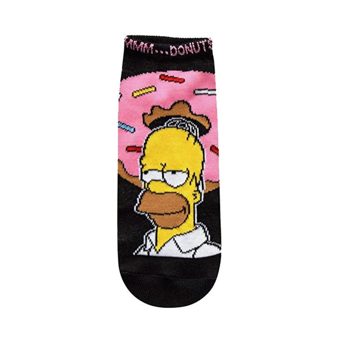 The Simpsons 'Homer And His Donut' Ankle Socks