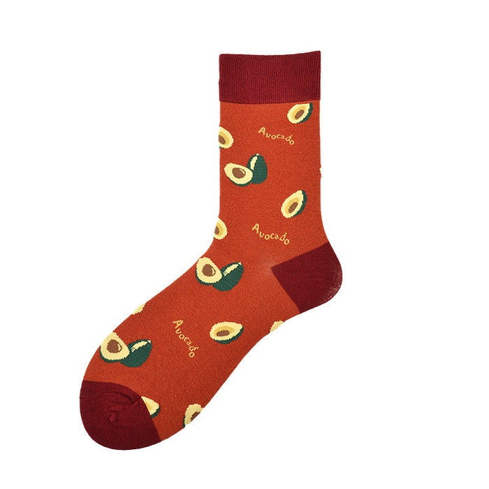 'Healthy Avocadoes' Crew Socks