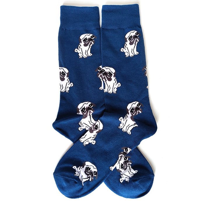 'Cute Pug' Crew Socks