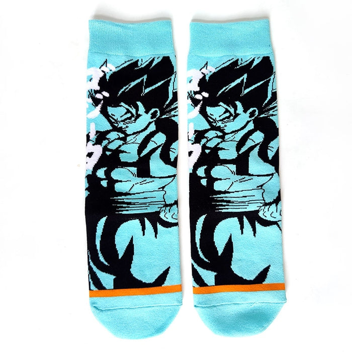 Dragon Ball Z'Vegeta Blue And Black' Crew Socks