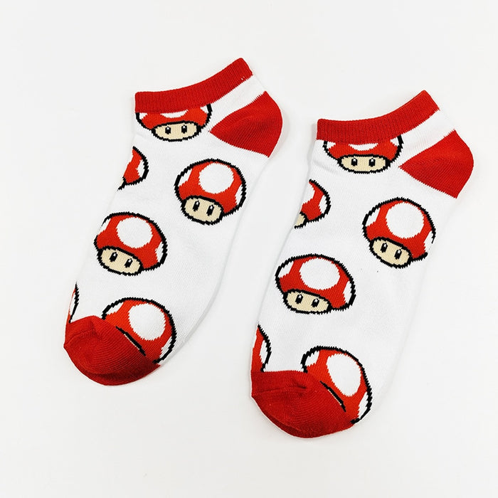 Super Mario 'Red Mushroom' Ankle Socks