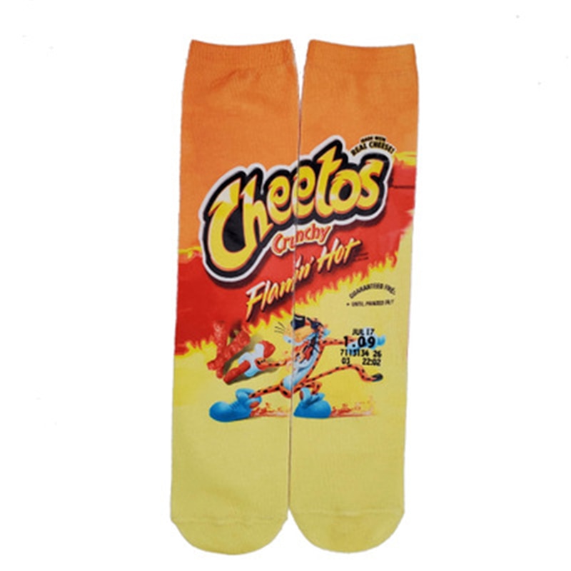 Snacks 'Hot Cheetos' Socks — Little Sock Store