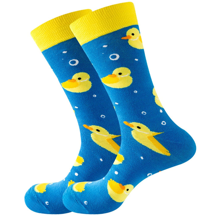 'Yellow Duck' Crew Socks