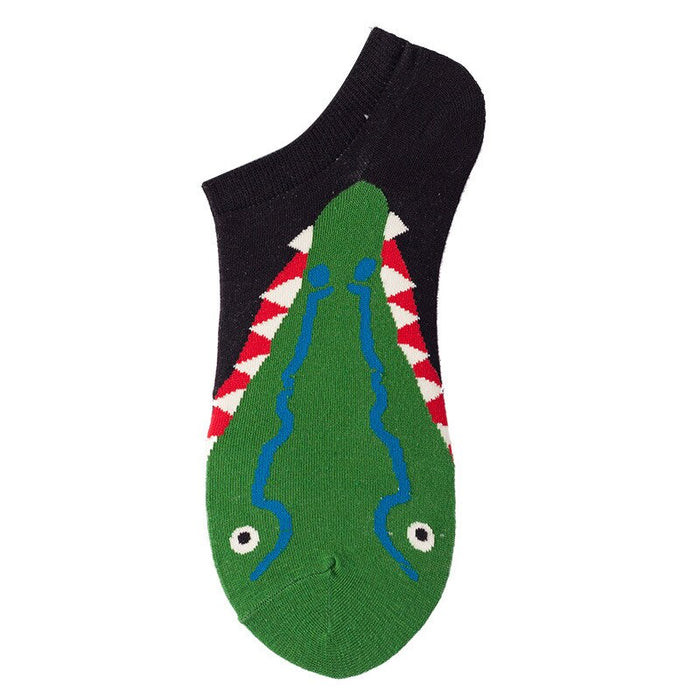 'Crocodile's Head' Ankle Socks