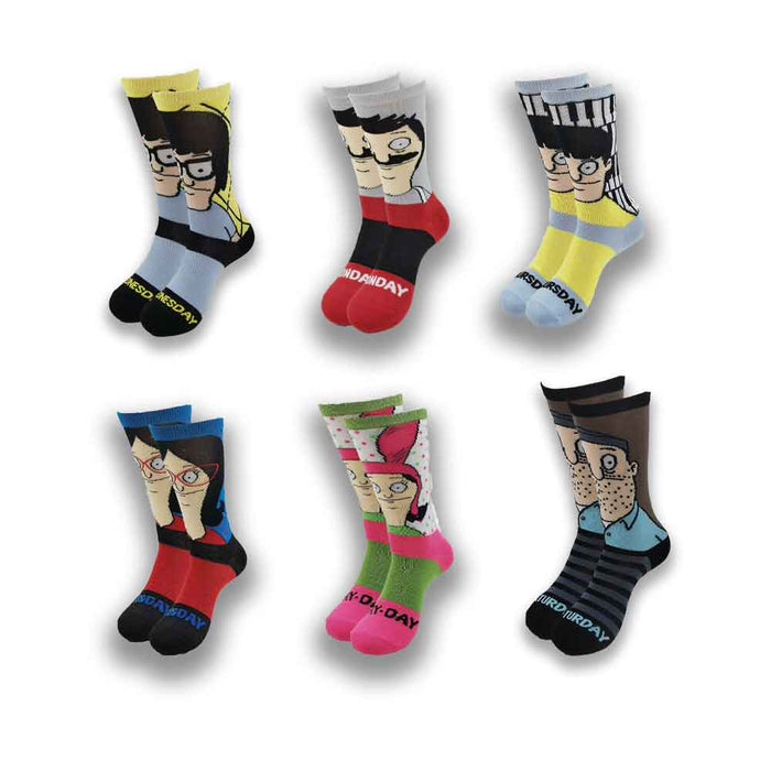 Bob's Burgers 'Bob Belcher' Crew Socks