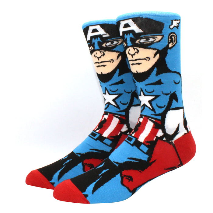 The Avengers "Captain America" Socks