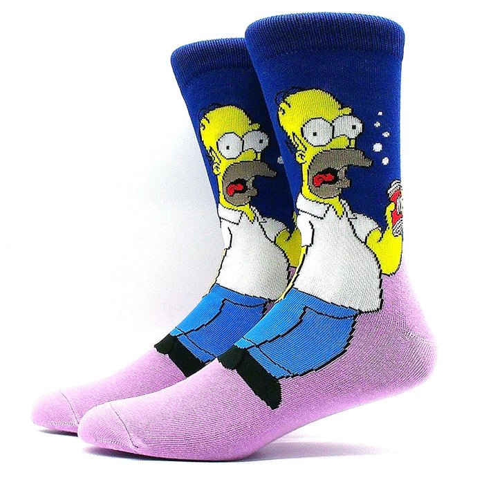 The Simpsons 'Drunk Homer' Socks