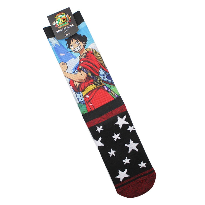 One Piece 'Cheerful Luffy' Crew Socks