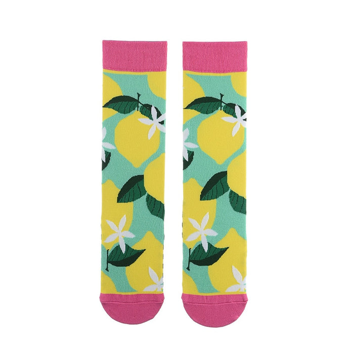 'Sour Lemons' Crew Socks