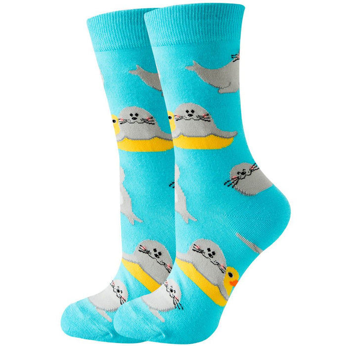 'Little Seal' Crew Socks