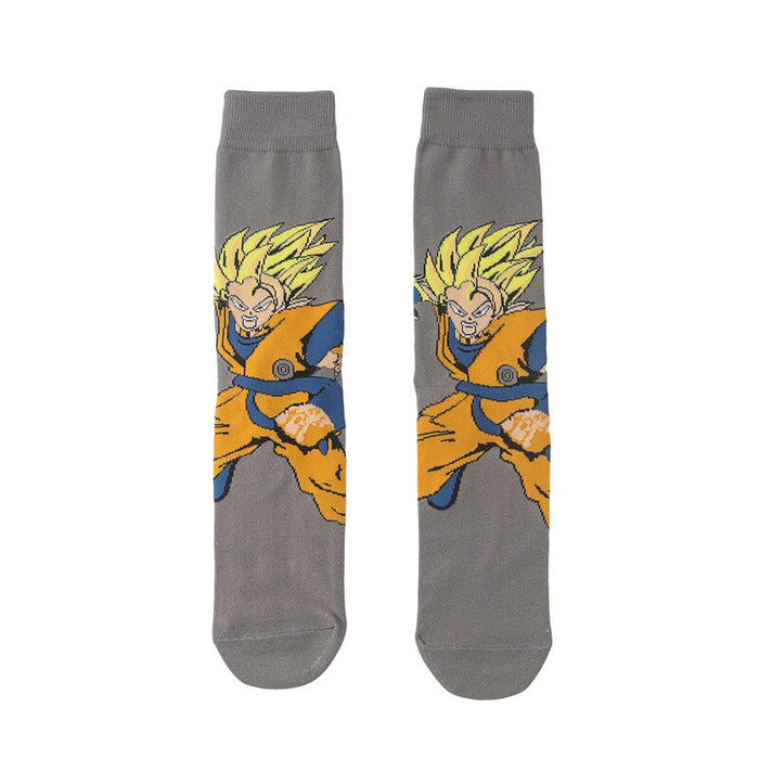 Dragon Ball Z'Super Saiyan Goku Big Print' Crew Socks