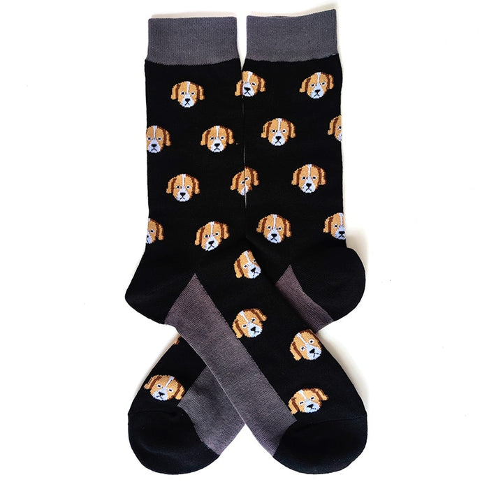 'Cute Doggie Faces' Crew Socks