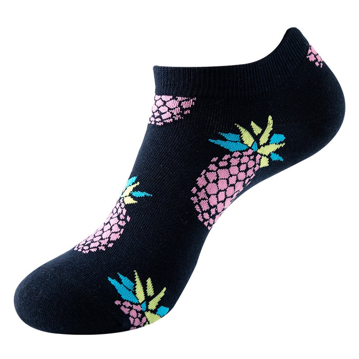 'Healthy Pineapples' Ankle Socks