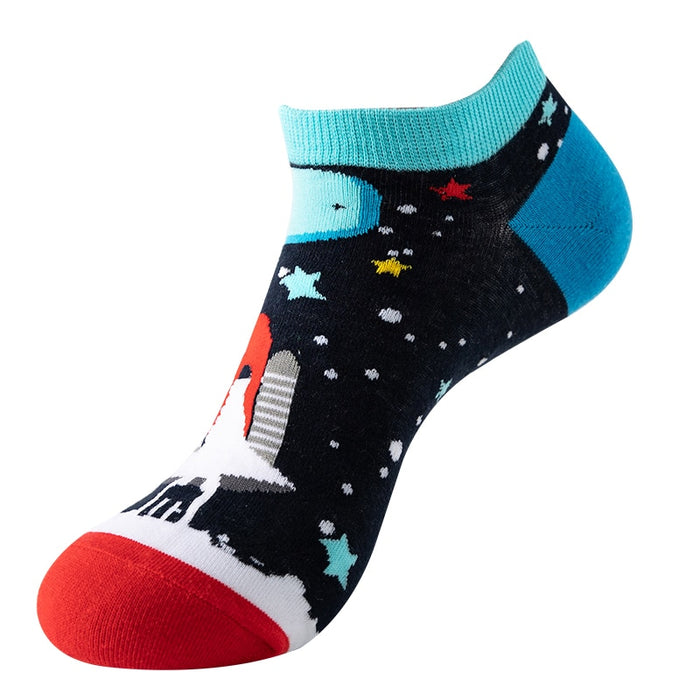 'Huge Spaceship' Ankle Socks