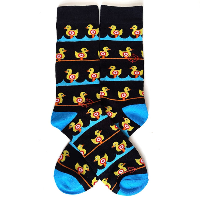 'Rubber Duckies | Bullseye' Crew Socks