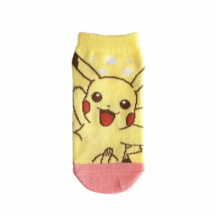 Pokemon 'Joyful Pikachu' Ankle Socks