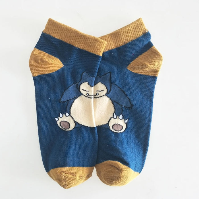 Pokemon 'Sleepy Snorlax' Ankle Socks